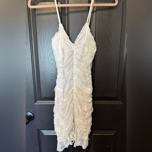 Sexy, white lace Windsor dress!